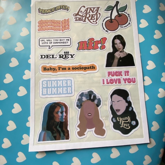 Lana Del Rey Stickers - Picture 8 of 12